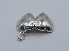 925 Sterling Silver Solid Pendant Photo Locket Heart Love