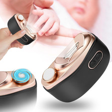 3 in1 Automatic Electric Toe Nail Clippers Trimmer LED Light  Nail Clip Black