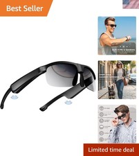 Polarized Bluetooth Smart Glasses with Audio, UV Protection & Voice Control