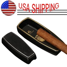 Galiner Travel Cigar Ashtray 1 Slot Cigarette Ash Tray Holder Ceramic Outdoor