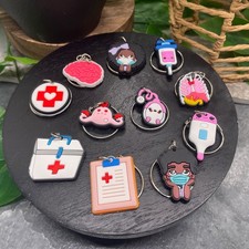 11 PC Medical Tumbler Charm Novelty Party Favor PCV 2.5 Keychain Set New B625