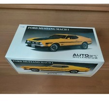 AUTOart Mustang Yellow Mach 1 1/18