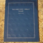 1946-1964 Roosevelt Head Dime Coin Album  complete +++ 90% silver (x48 pcs.)