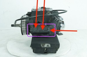 12 Harley Touring Road Glide Custom OEM 6 Speed Transmission Gearbox 92K CRACKED