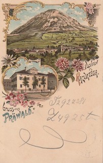 SLOVENIA CARSO SLOVENO GRUSS AUS PRAWALD POZDRAV IZ RAZURTEGA RAZDRTO MONT.NANOS