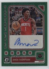 2023 Panini Donruss Optic Signature Series Green Prizm Amen Thompson Auto 1q7f