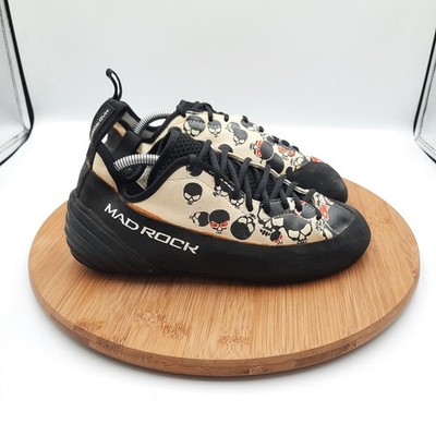 Mad Rock Weaver Mens 8 Womens 10 (EU 41) Shoes Skulls Lace Up Climbing Sneakers