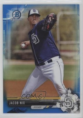2017 Bowman Chrome Prospects Blue Refractor 21/150 Jacob Nix #BCP195 z4o