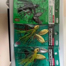 Issei Kurukoma Spinnerbait Set 13g/8g Fishing Lure, Natural Yellow, Hot Tiger
