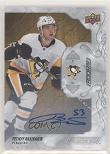 2019-20 Upper Deck Engrained Rookies Oak Auto Teddy Blueger #90 Auto s3g