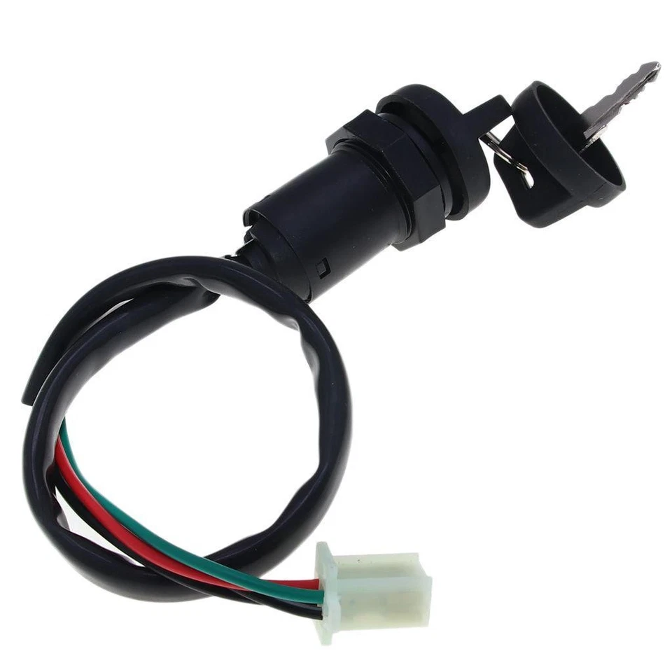 4 Wire Ignition Key Switch 50cc 70cc 90cc Fit for Dirt Bike Universal — 第 3/4 张图片