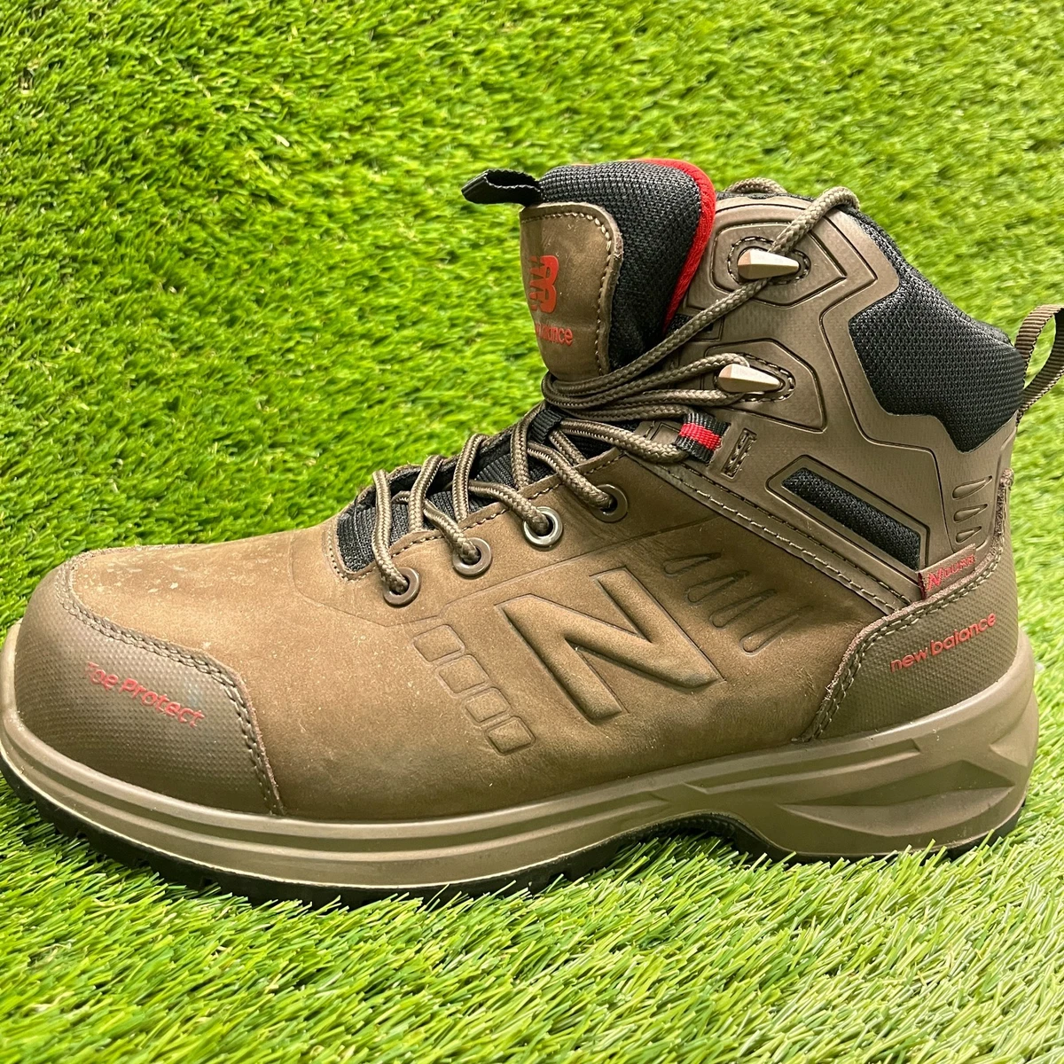 New Balance Calibre Mens Size 7.5 4E Brown Composite Toe Safety Work Boots