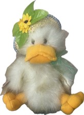 Chantilly Lane 11  Sunshine Duck Musical Plush w/ Hat  Tags, WORKS