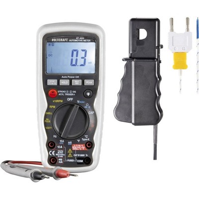 VOLTCRAFT AT-400 Hand-Multimeter  digital KFZ-Messfunktion CAT IV 600 V Anzei...