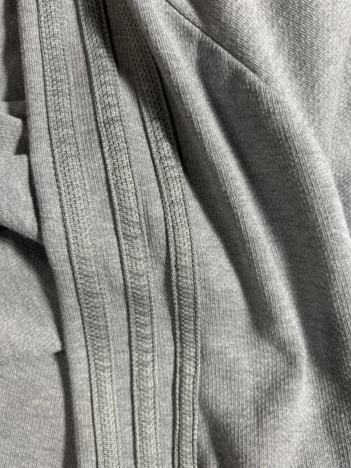 Adidas Solid Gray Comfort Quarter Zip Sweater Men… - image 4