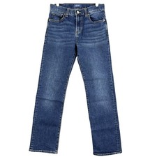 Old Navy Boys Blue Denim Jeans Size 14R Straight Leg Mid Rise Stretch