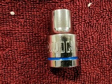 Quinn 10mm  1/2" Drive 12 Pt. Shallow Socket Polished Chrome