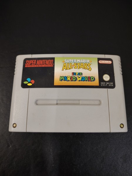 ★ Super Nintendo SNES Super Mario All Stars & Super Mario World ★ PAL
