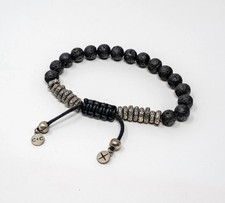 Clocks  Colours Rock Bottom Sterling Silver Beaded Bracelet