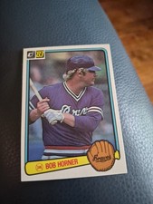 BOB HORNER 1983 DONRUSS #58 FREE SHIPPING