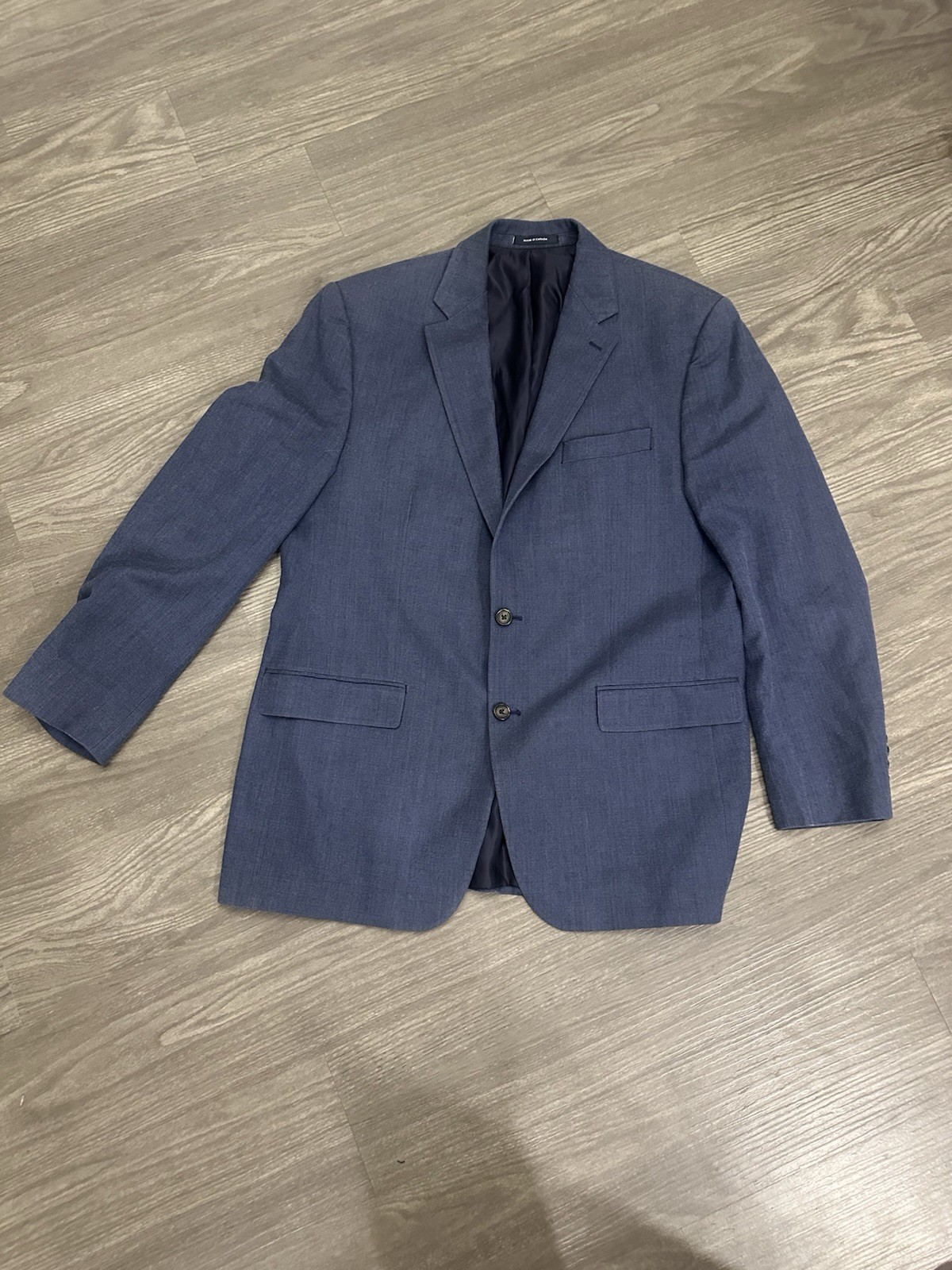 Ralph Lauren Men’s Blue Silk/Wool blend Blazer Sports Jacket Size 44L