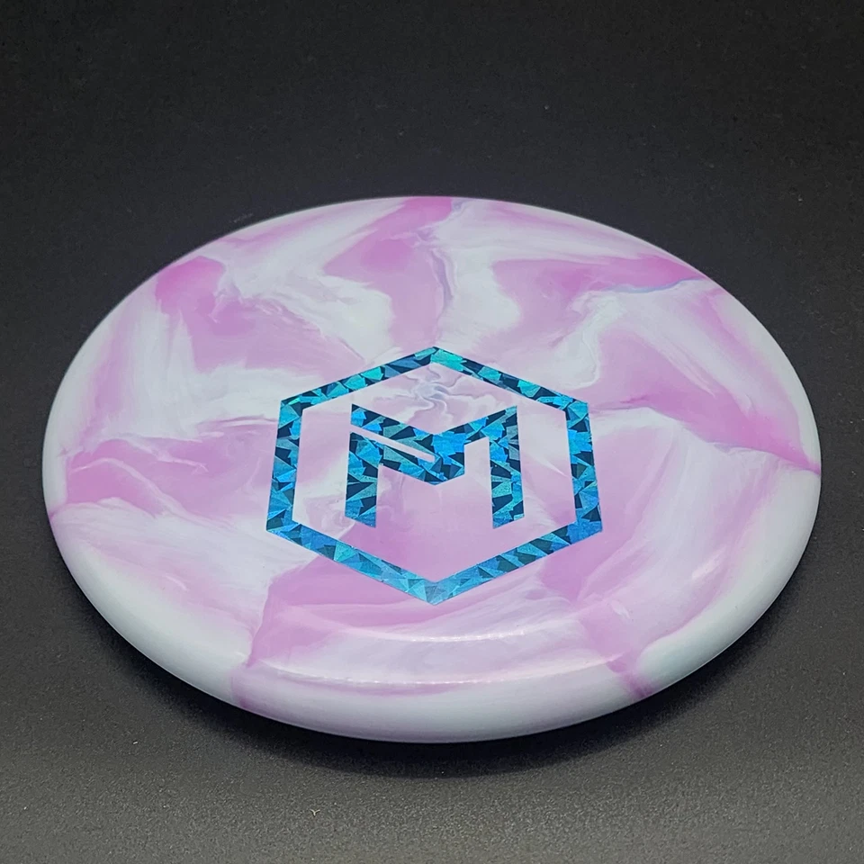 Discraft ESP Luna 173-4g Petomoodi McBeth 2019 Purple Blue Swirls Overstamp - Image 4 of 4