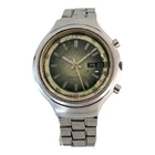 Seiko 7015-8000 Speedtimer Automatic Chronograph Watch with Green Dial