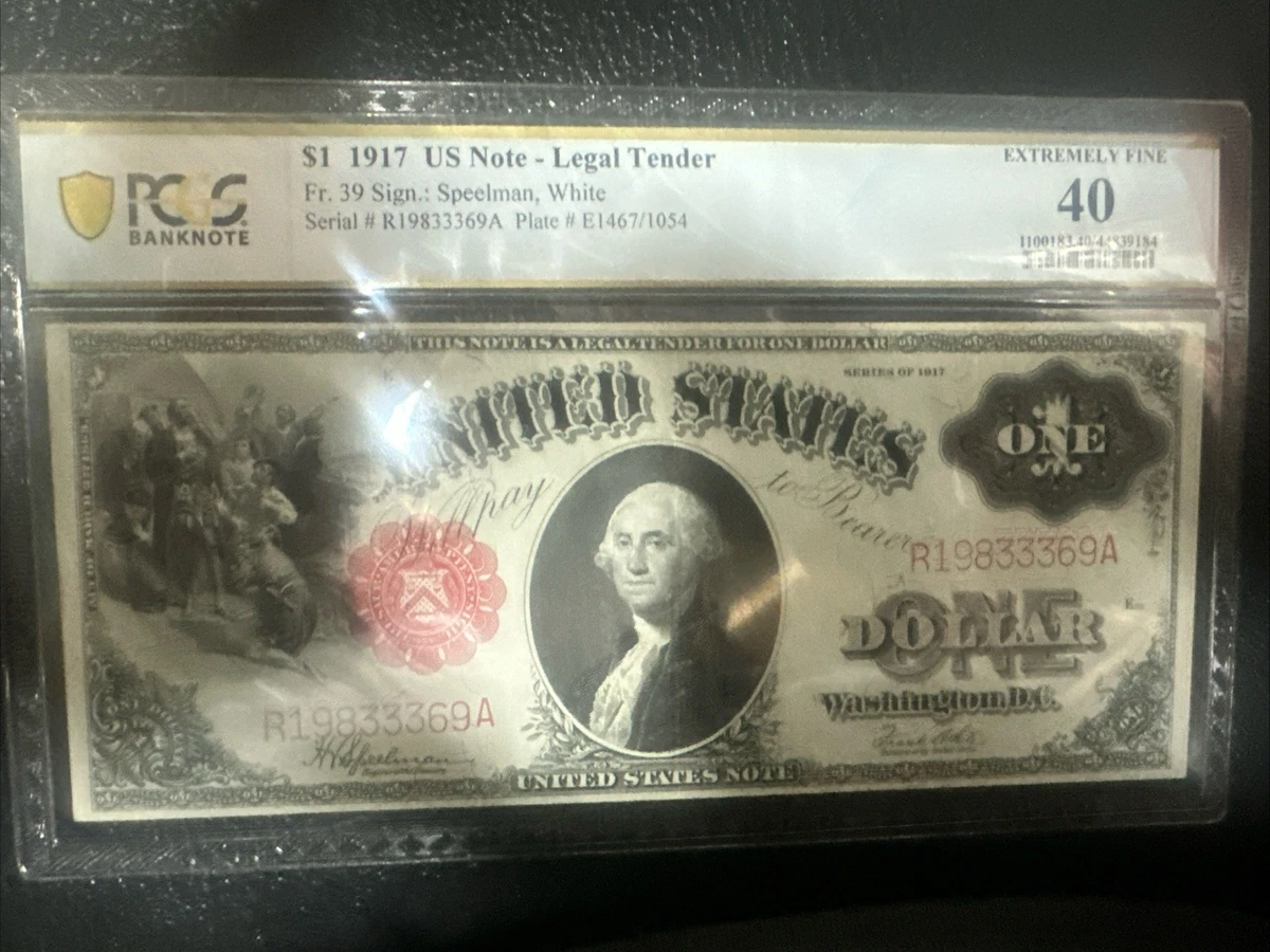 Circulated $1 1917 Year United States Large Size Notes for sale | eBay