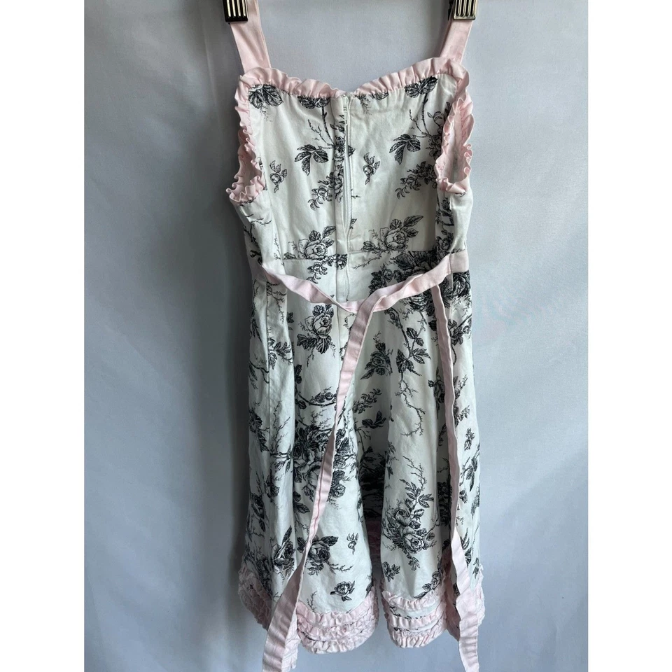 Biscotti Collezioni Girls 100% Cotton Floral Babydoll Dress Size 4 Cute Prairie - Image 3 of 4