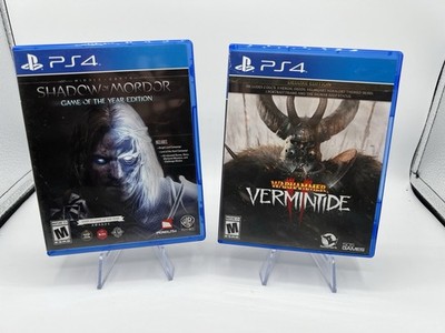 PS4 Lot: Warhammer Vermintide & Shadow of Mordor (GOTYE)