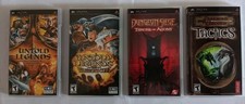 Untold Legends Dungeon Siege Dungeons & Dragons Tactics PSP RPG Lot Collection 