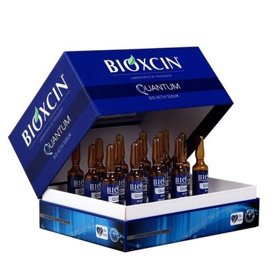 Bioxcin Quantum Hair Fortifying Serum - 15 x 6 ml Ampoules for Thicker, Fuller