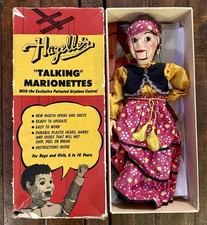 Vintage Hazelle Special Talking Marionette In Original Box ROSITA THE GYPSY