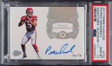 2017 Flawless Patrick Mahomes Diamond Platinum 1/1 Autograph PSA 10