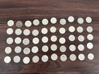 $5 FV 1946-1964 90% SILVER ROOSEVELT DIMES ROLL 50 COIN LOT MIX DATES AND MM 003