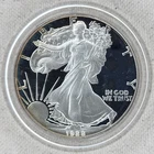 1988-S Proof American Silver Eagle Dollar US Mint $1 with Capsule