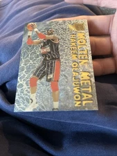 Hakeem Olajuwon 1996-97 Fleer Molten Metal Insert Card Houston Rockets