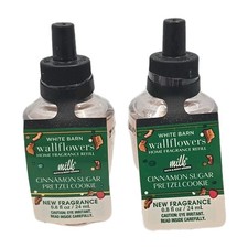 Bath & Body Works Cinnamon Sugar Pretzel Cookie Retired 2 Wallflowers Bulbs