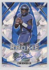 2020 Leaf Metal Rookie Auto Blue Crystals 1/12 Lynn Bowden Jr #MR-LBJ Auto 0b2