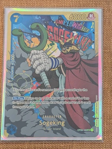 One Piece CCG | (Sogeking | OP03-122) | SEC Secret Art Rare English Card TCG