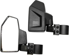 UTV Rear View Side Mirror Kit - Adjustable, Breakaway, 2 Pack, Shatterproof Glas