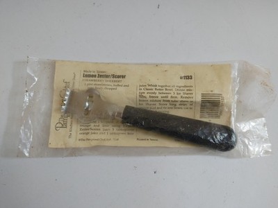 NEW Pampered Chef Lemon Zester Scorer #1133 Citrus Zester Sealed NIP