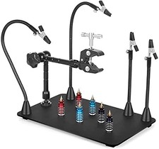 Magnetic Helping Hands Soldering Station with Large Heavy Duty Base,2.16-in...
