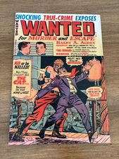 Wanted # 48 VG- Orbit Toytown Golden Age Comic Book 1947 Crime 16 J347