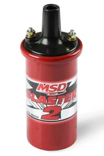 MSD 8203 Ignition Coil Blaster 2 Series (w/ballast resistor), Red, stock style