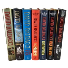David Baldacci Memory Man Complete Series 1-7 HC DJ Like New