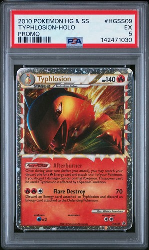Typhlosion graded PSA 5 for sale on eBay