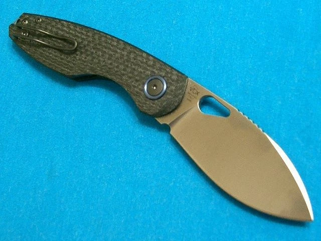 NM FOX KNIVES ITALY VOXNAES FX-530 CF CUCHILLO DE SUPERVIVENCIA TÁCTICO CON BLOQUEO Foto 4 de 4