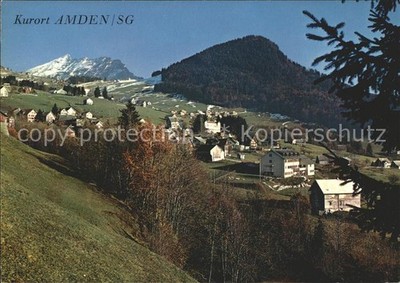 Amden Walensee SG mit Leistkamm