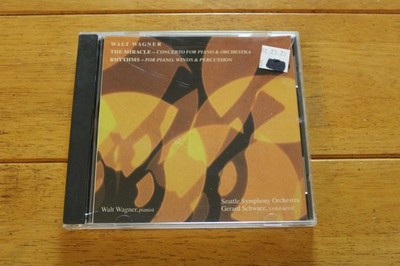 Walt Wagner CD The Miracle Concerto Rhythms Classical Piano Album 1998